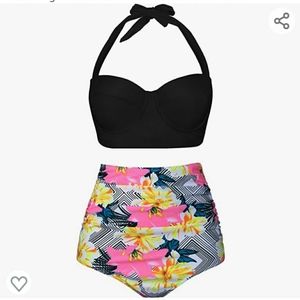 Vintage Two Piece Highwaisted Bikini 3XL